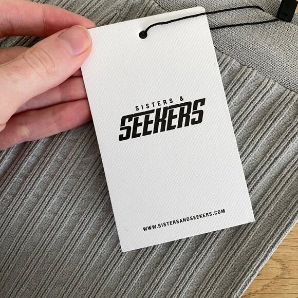 Sisters & Seekers - Colt Bandage Shorts in Sky Gray - Picture 4 of 5